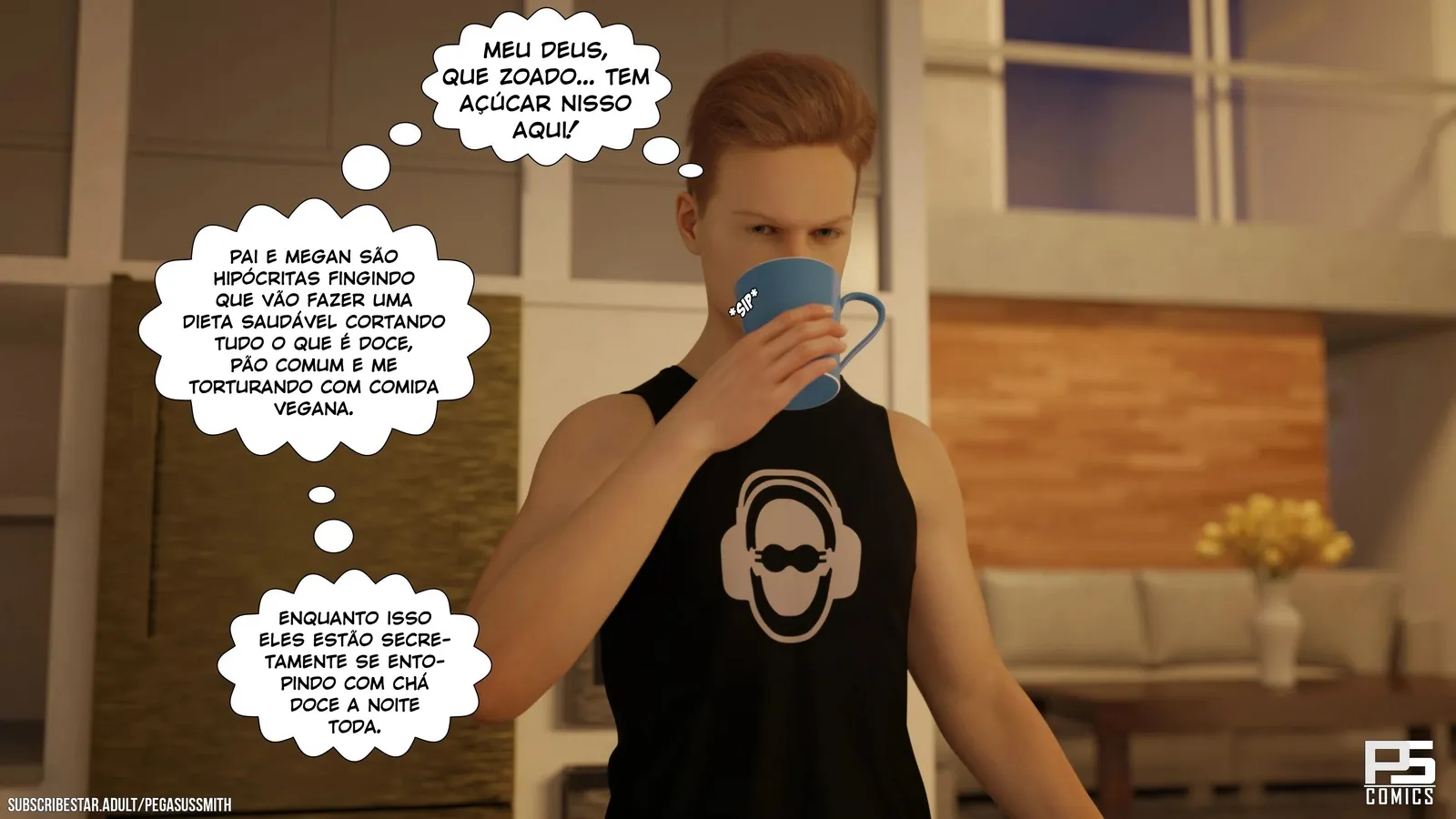 Pervertida Fodida Por Cavalo no Escuro: HQ 3D Explícita