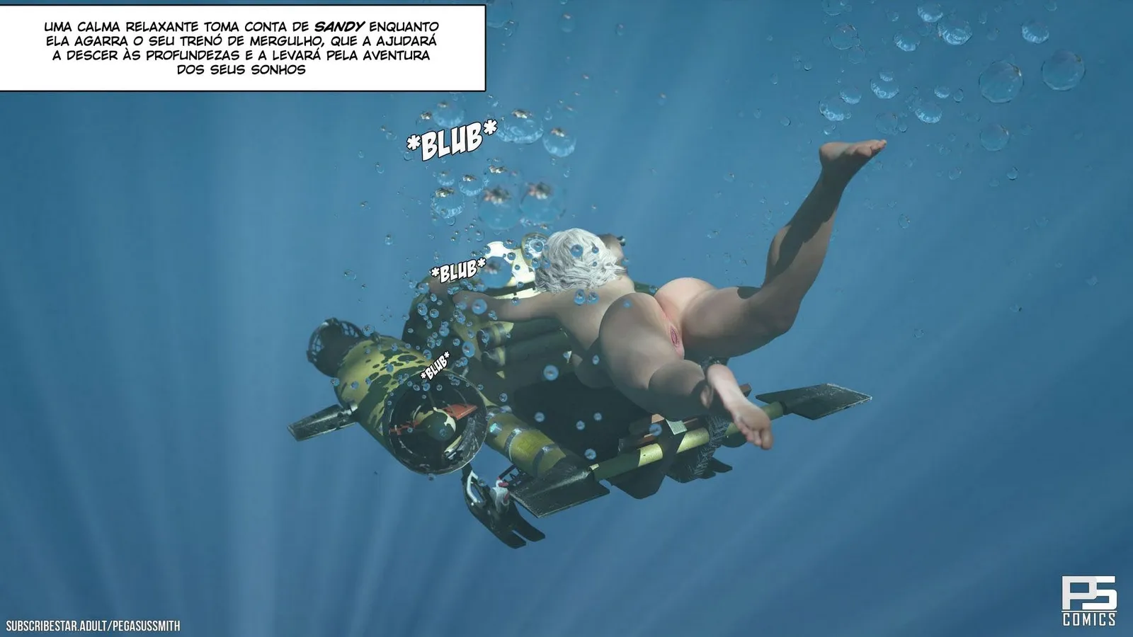 Foda Explícita com Pegasus Smith: Quadrinhos 3D de Sexo Sem Limites