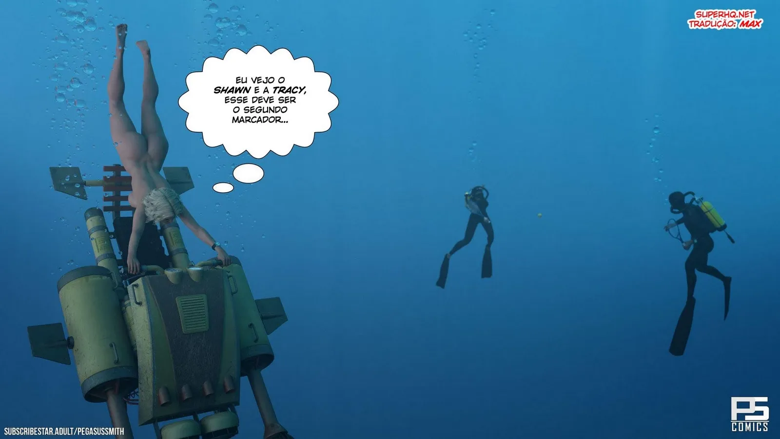 Foda Explícita com Pegasus Smith: Quadrinhos 3D de Sexo Sem Limites