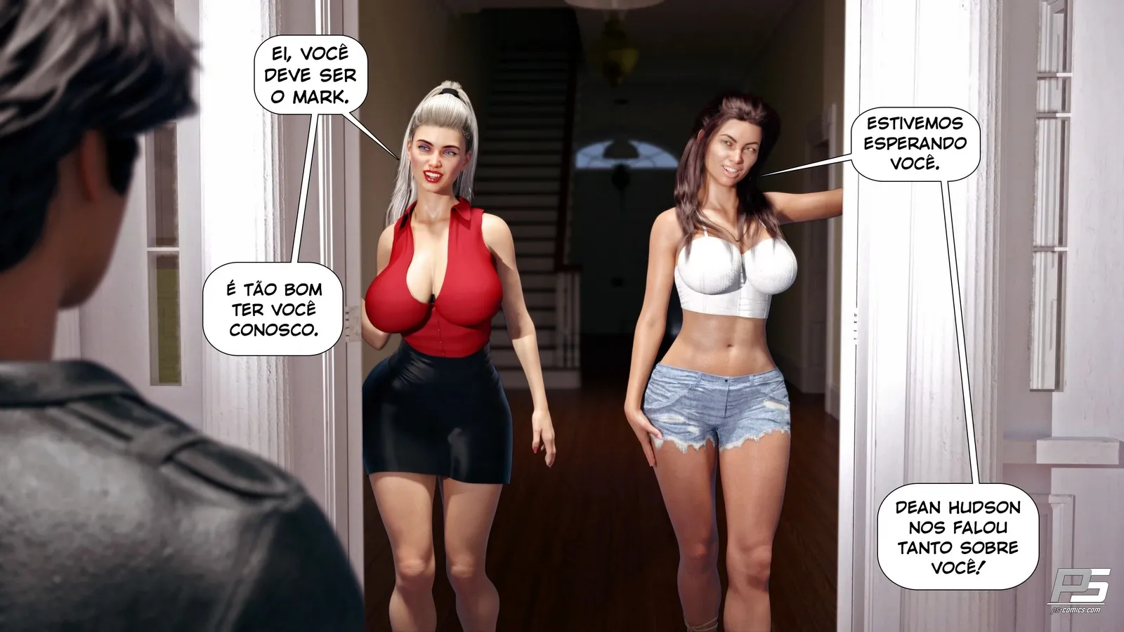 Aventuras Eróticas na Mansão das MILFs: Quadrinhos de Sexo Explícito em 3D