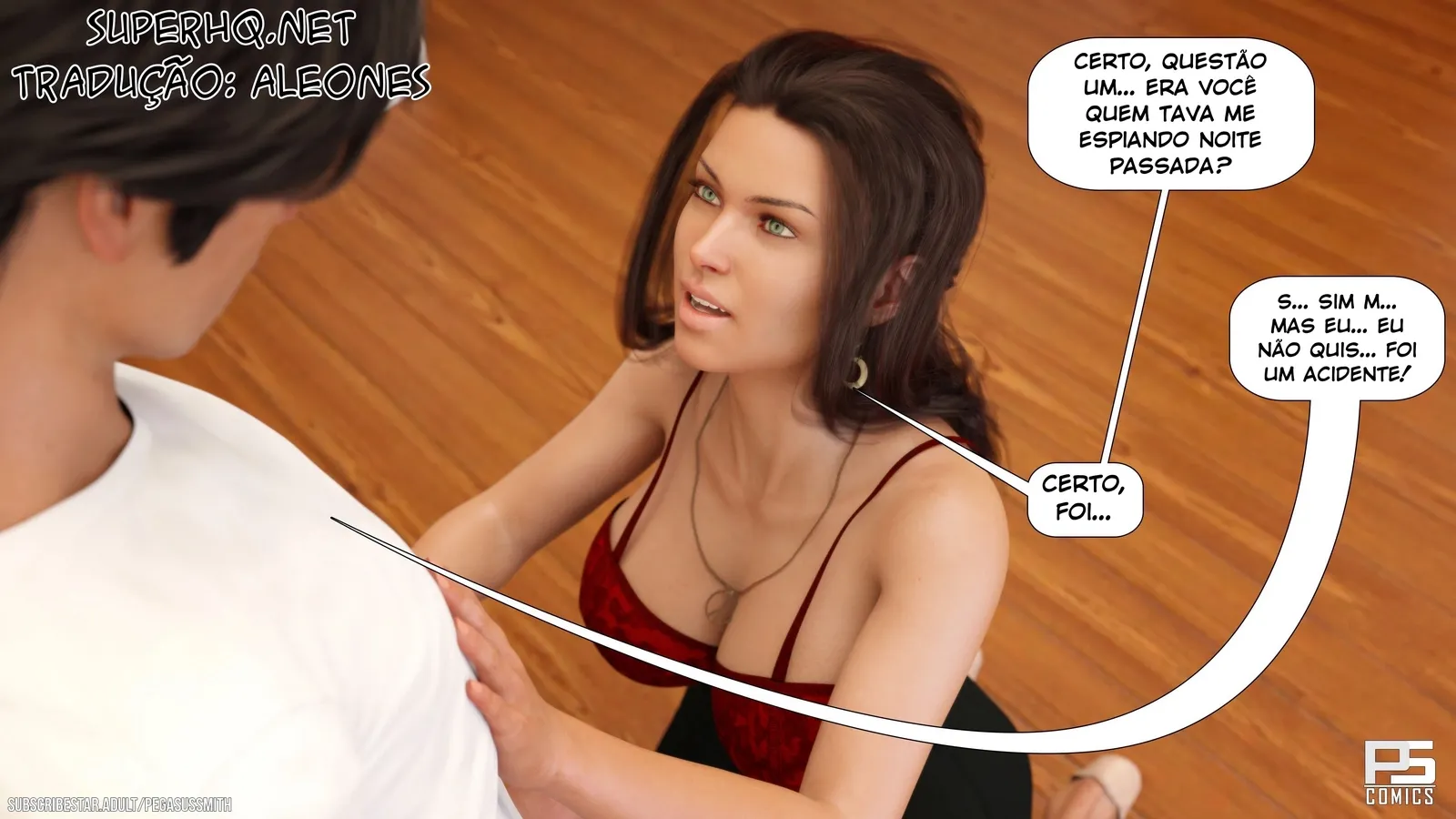 Pegasus Smith: Orgia Proibida na Mansão das MILFs - HQ 3D Explícita