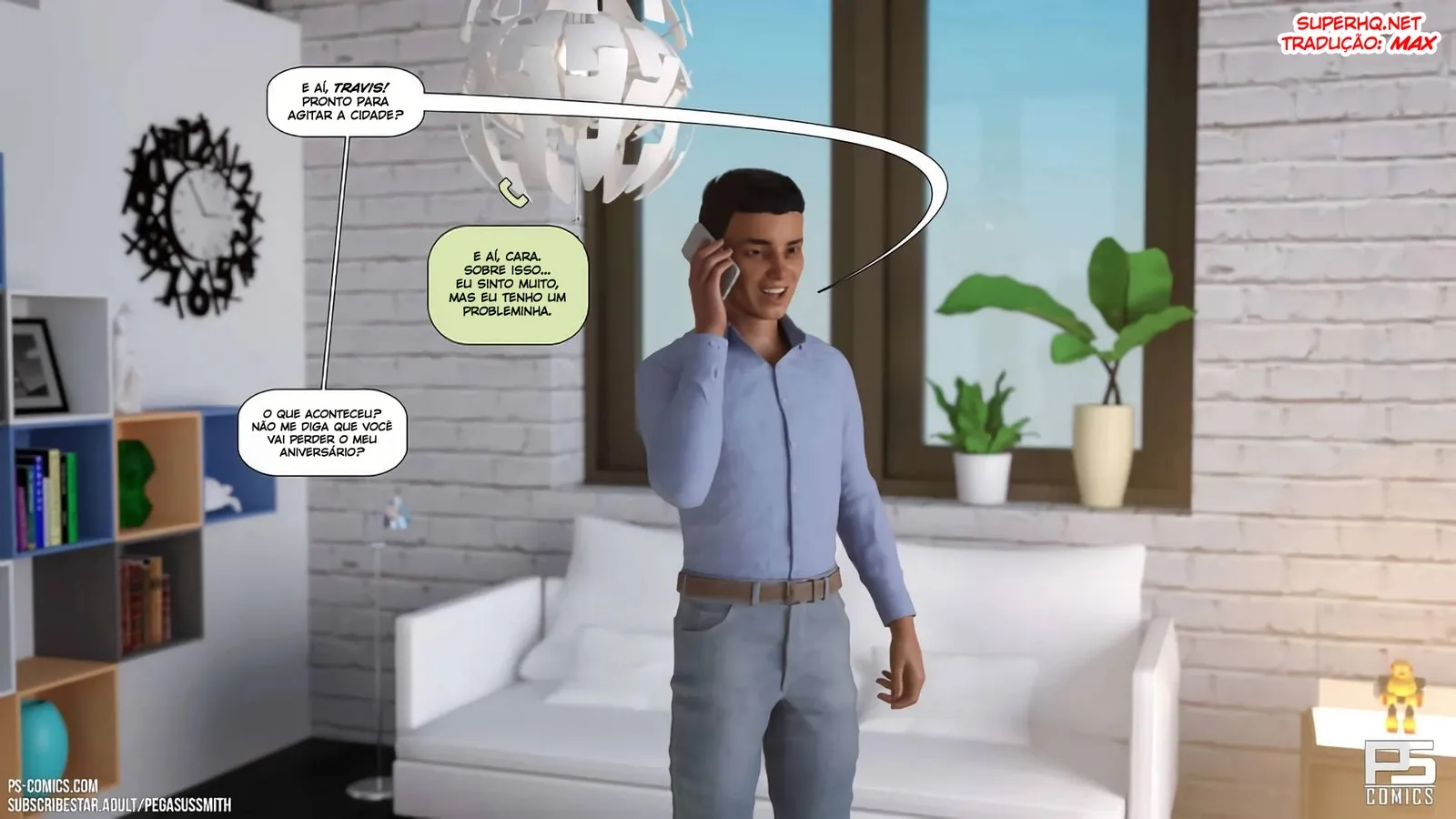 Pegasus Smith: A Garota de Programa Mais Quente em 3D Explícito