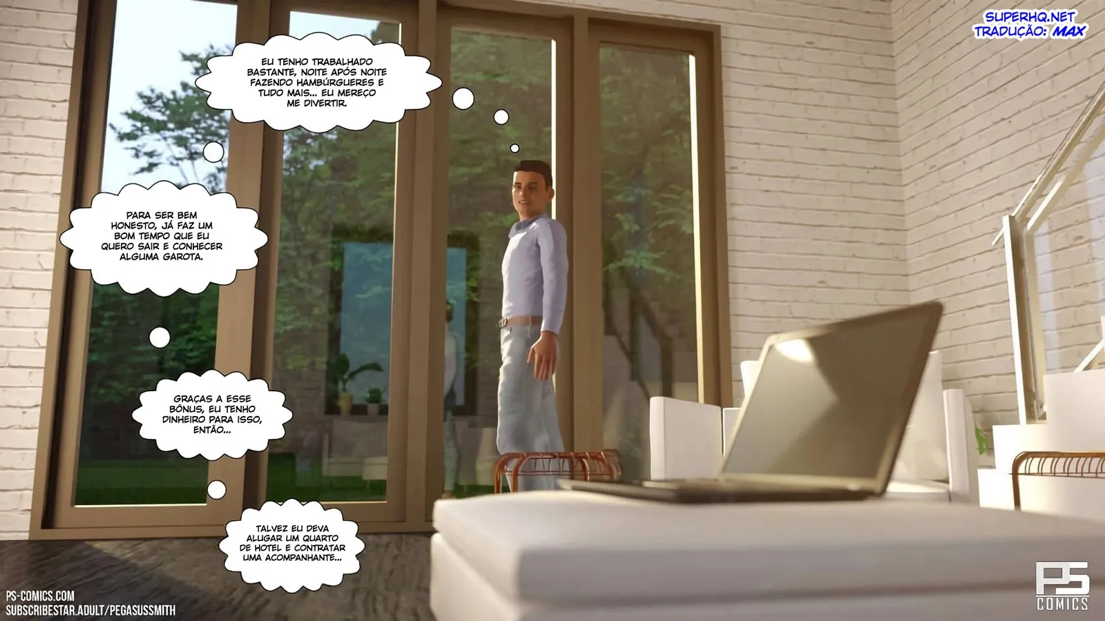 Pegasus Smith: A Garota de Programa Mais Quente em 3D Explícito