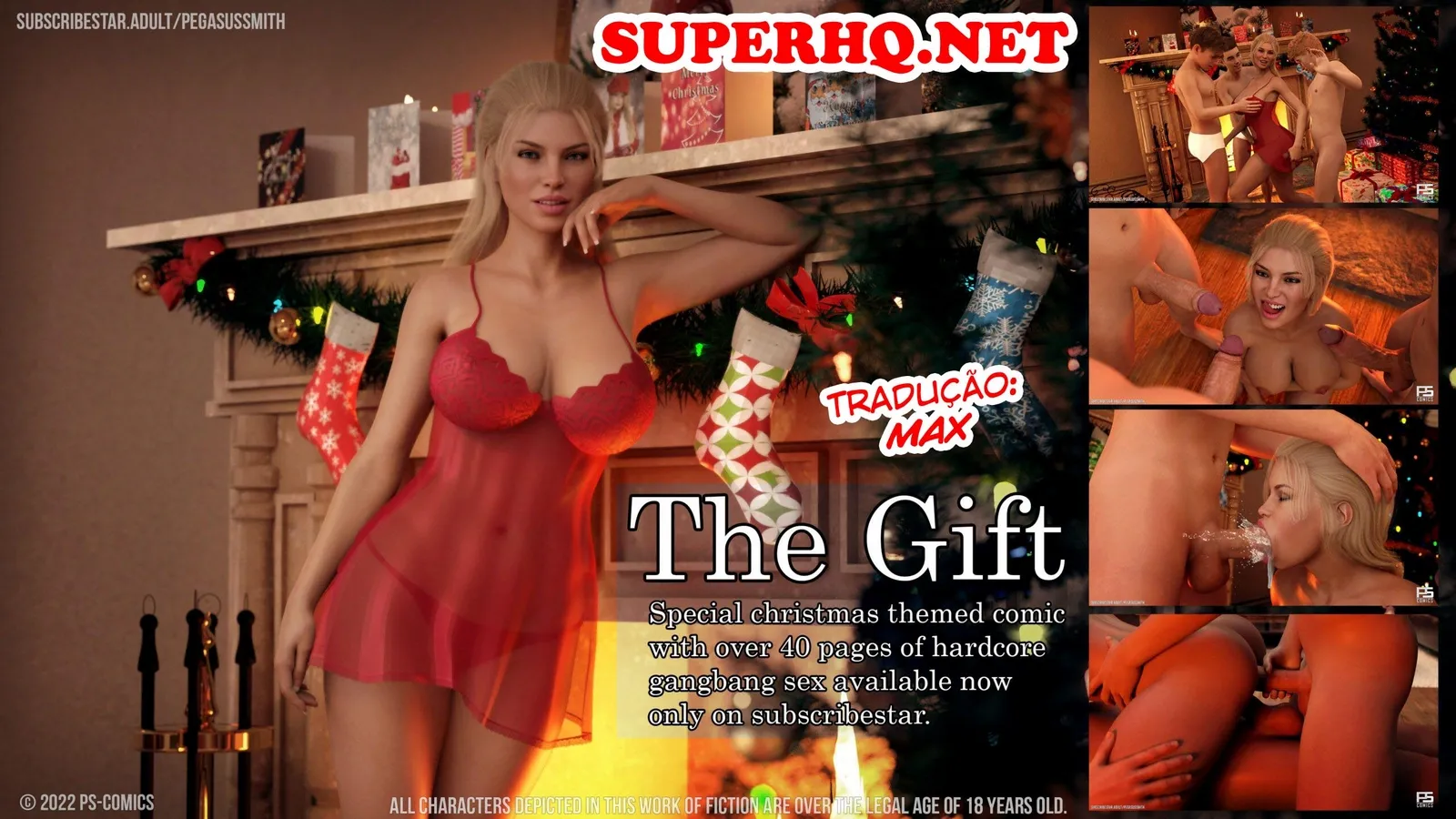 Pegasus Smith, O Presente: Quadrinhos Eróticos 3D com Cenas Explícitas Pegasus Smith, O Presente: Quadrinhos Eróticos 3D com Cenas Explícitas
