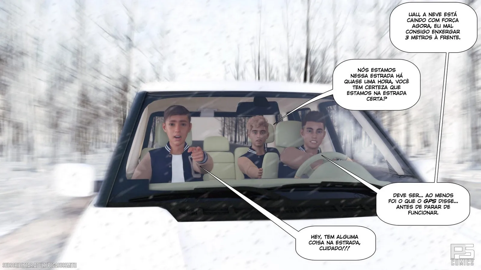 Pegasus Smith, O Presente: Quadrinhos Eróticos 3D com Cenas Explícitas