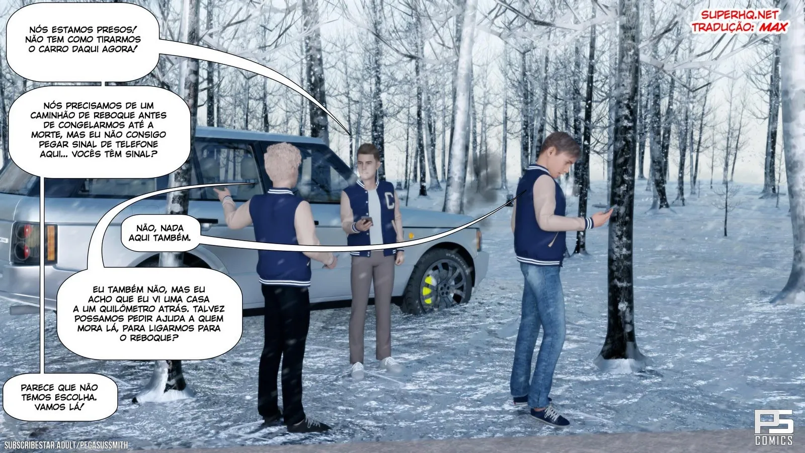 Pegasus Smith, O Presente: Quadrinhos Eróticos 3D com Cenas Explícitas Pegasus Smith, O Presente: Quadrinhos Eróticos 3D com Cenas Explícitas