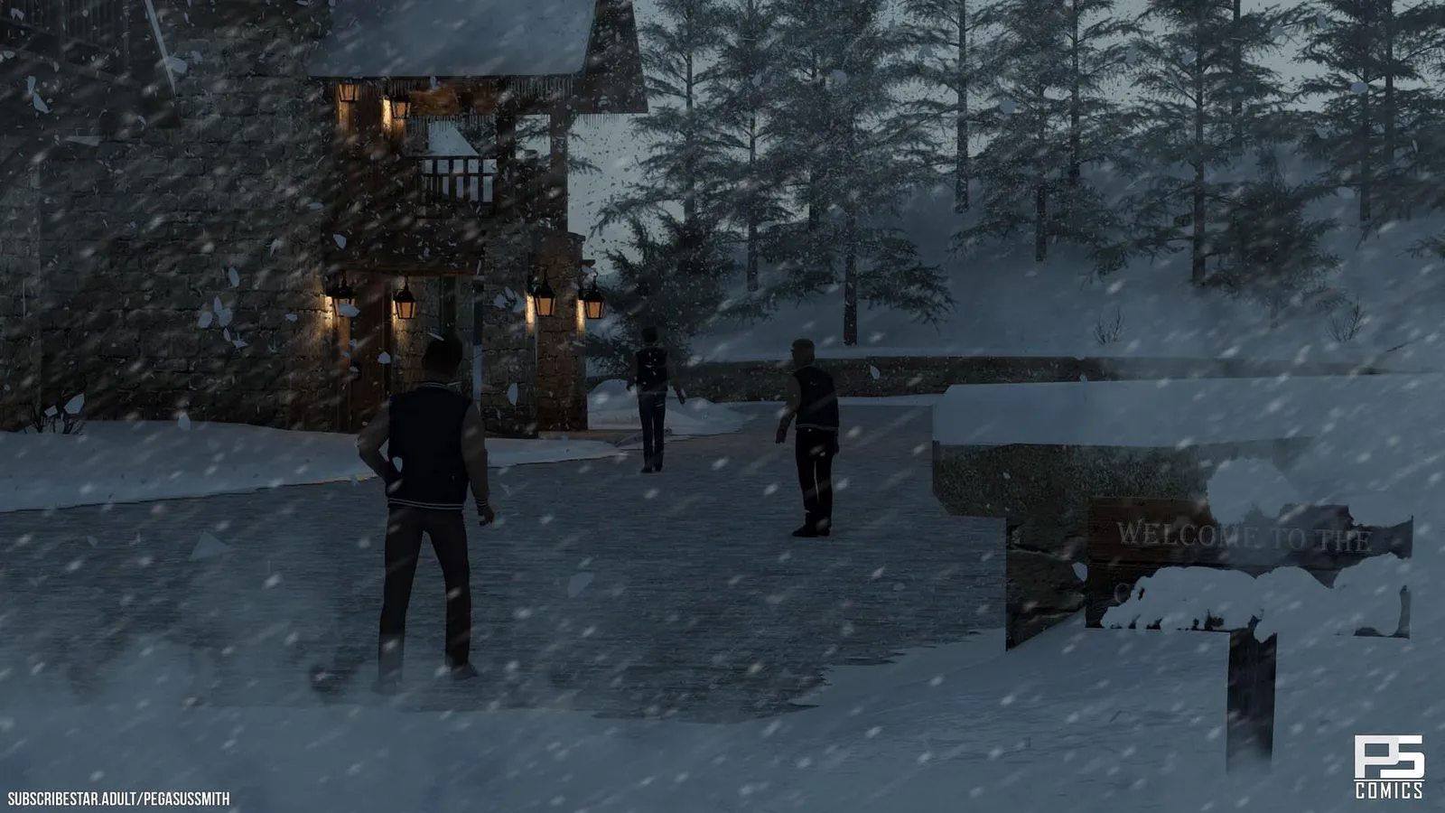 Pegasus Smith, O Presente: Quadrinhos Eróticos 3D com Cenas Explícitas Pegasus Smith, O Presente: Quadrinhos Eróticos 3D com Cenas Explícitas