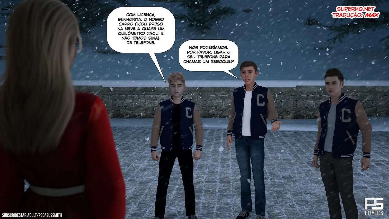 Pegasus Smith, O Presente: Quadrinhos Eróticos 3D com Cenas Explícitas Pegasus Smith, O Presente: Quadrinhos Eróticos 3D com Cenas Explícitas