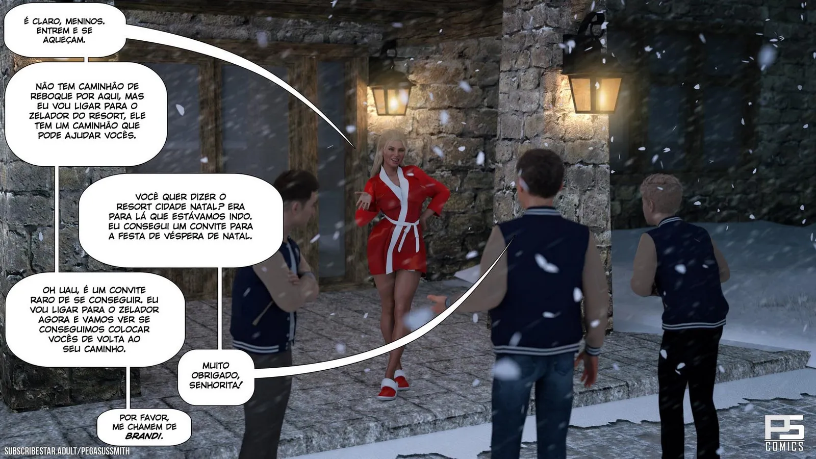 Pegasus Smith, O Presente: Quadrinhos Eróticos 3D com Cenas Explícitas