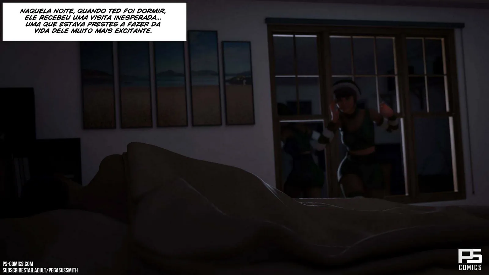 Aventuras Eróticas do Ferrão Alado: Ficção Quente em 3D