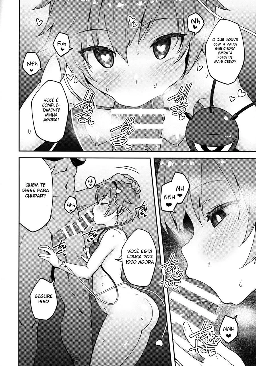 Petada Explícita na Personagem Satori do Touhou - HQ Pornô Entupida de Porra