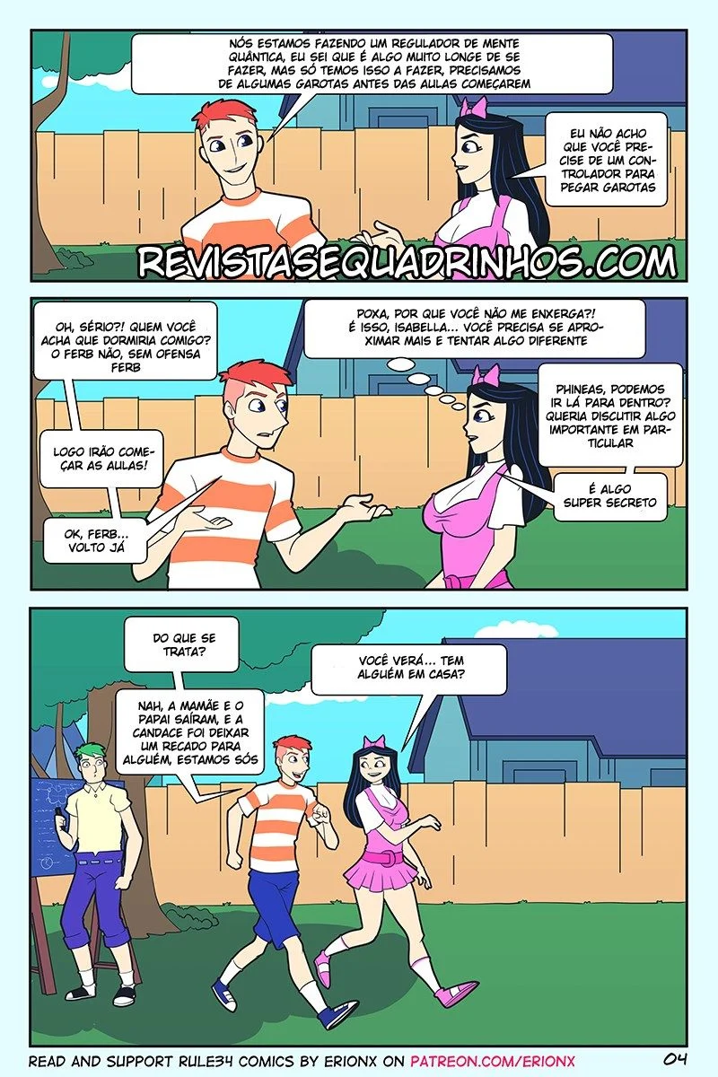 Phineas e Ferb: Aventuras Picantes e Proibições Sexuais Explícitas em HQ