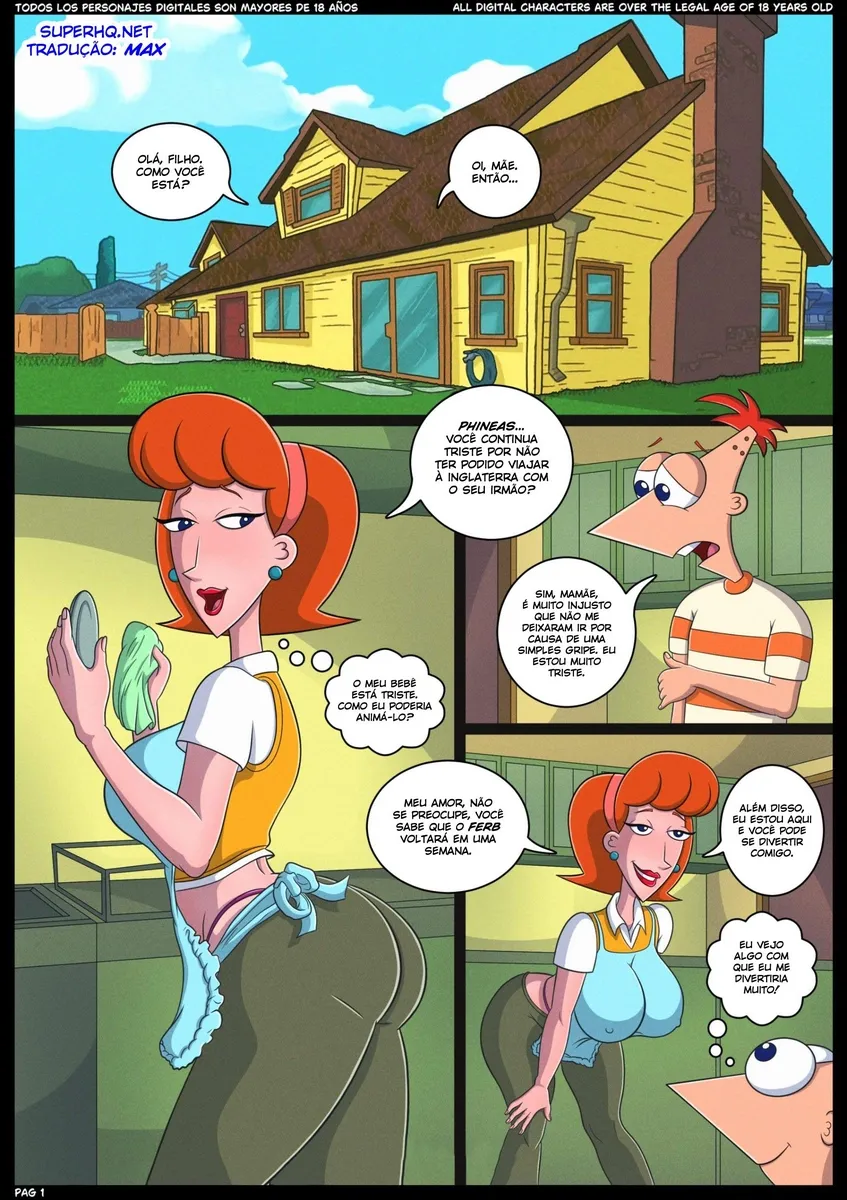 Confusão Sexual Proibida: Phineas e Ferb Entram em Aventuras Eróticas Explícitas