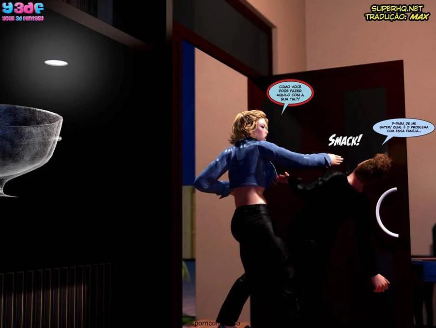 De quem é a vez de dar? Quadrinhos de Sexo Explícito 3D Incluso