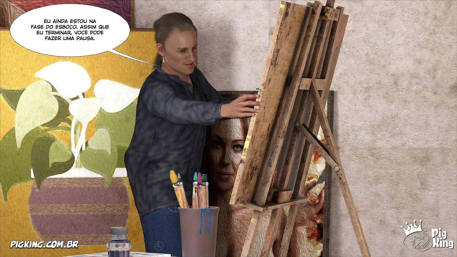 Escravinha Safada Dá o Cu com Vontade para o Rei dos Porcos