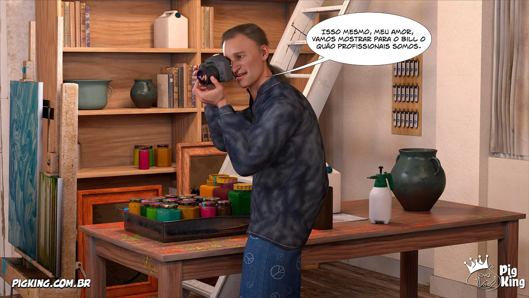 Realeza Luxuriosa: Nicoly se Entrega ao Rei Suíno em Cenas Explícitas