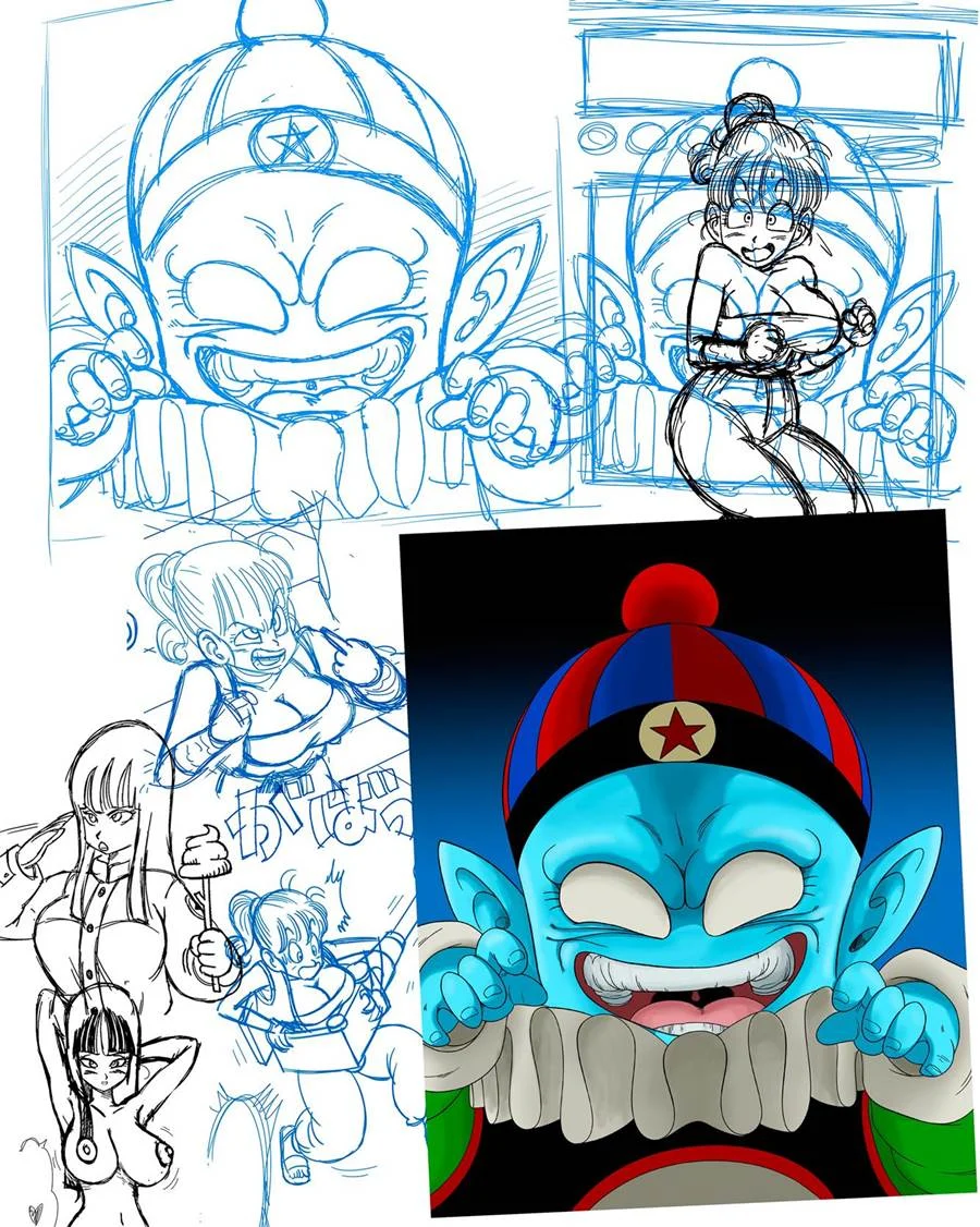 Rainha Pilaf e suas Artimanhas Eróticas - DBZ em Cenas Explícitas