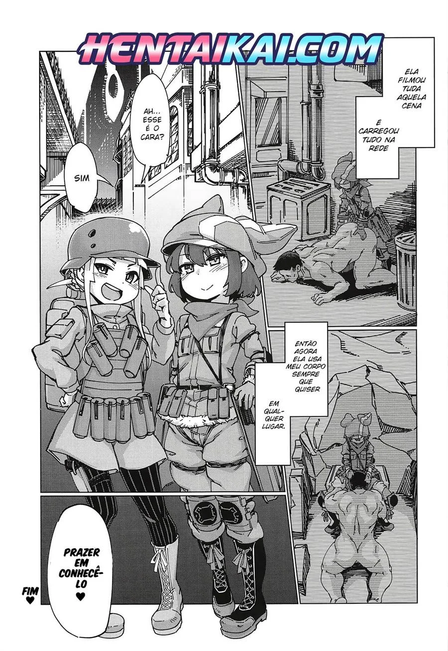 O Demônio Rosa Vai Te Encher de Prazer no Rabo - HQ Explícita