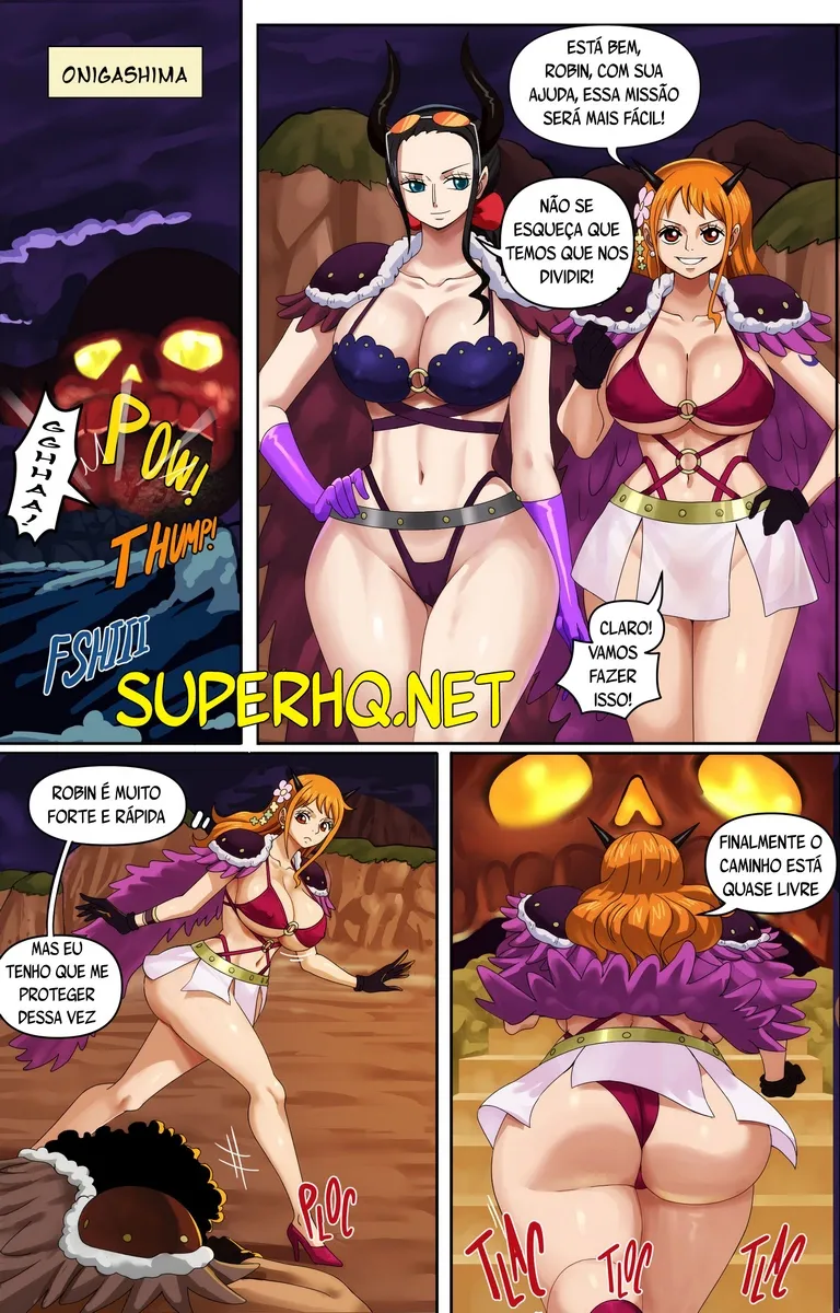 Quadrinhos Picantes de One Piece: Aventure-se com as Gostosas Piratas da Fera Quadrinhos Picantes de One Piece: Aventure-se com as Gostosas Piratas da Fera