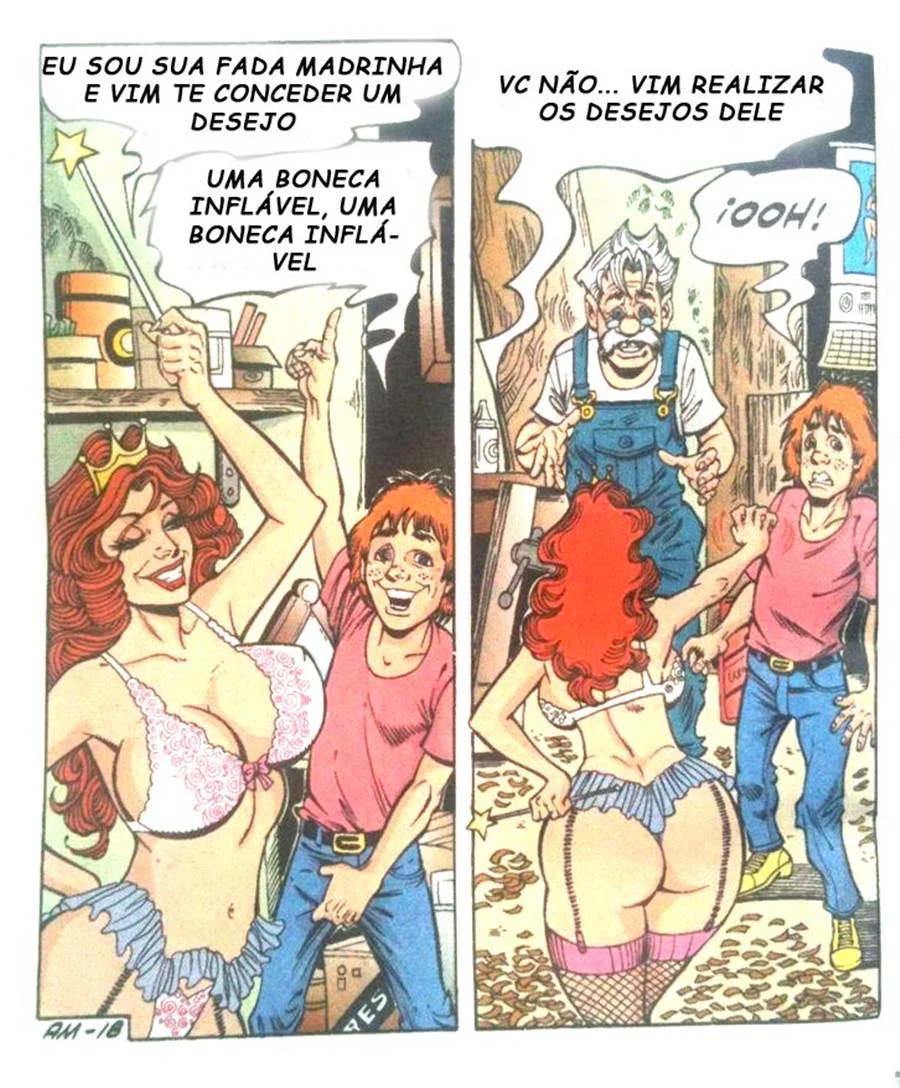 Pinóquio Versão Explícita: A Peça de Madeira Entra na Ação