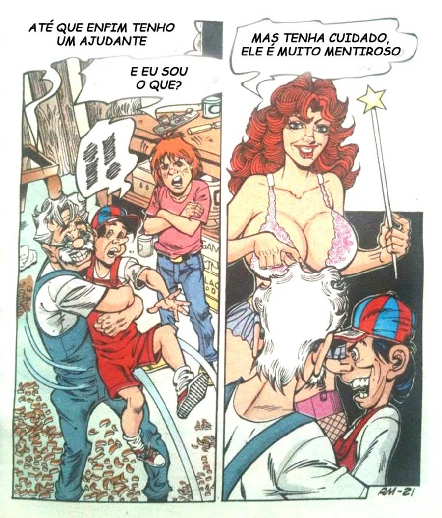 Pinóquio Versão Explícita: A Peça de Madeira Entra na Ação