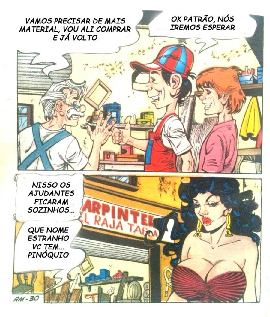 Pinóquio Versão Explícita: A Peça de Madeira Entra na Ação