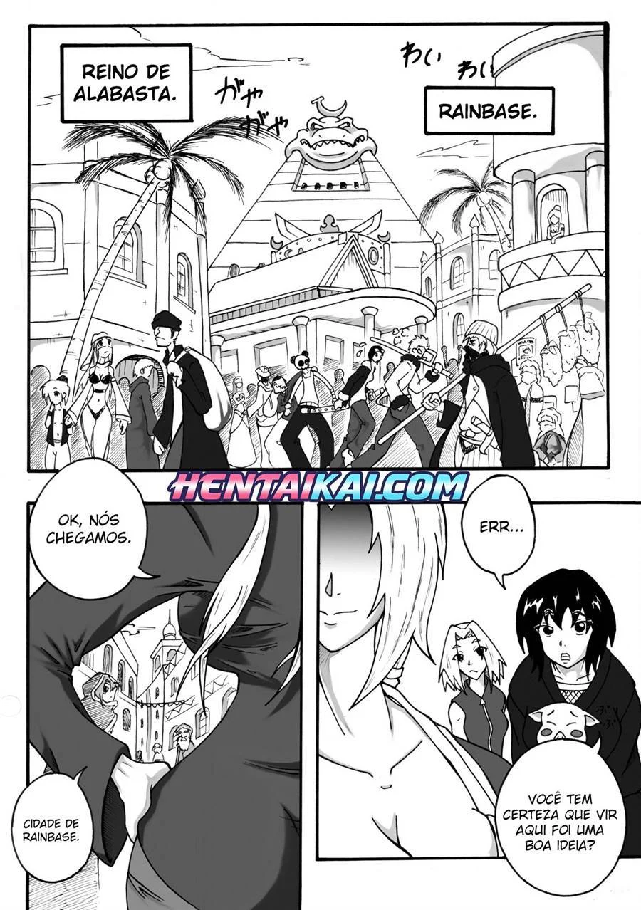 Piratas e Ninjas: Aventuras Eróticas em One Piece - Quadrinhos Proibidos