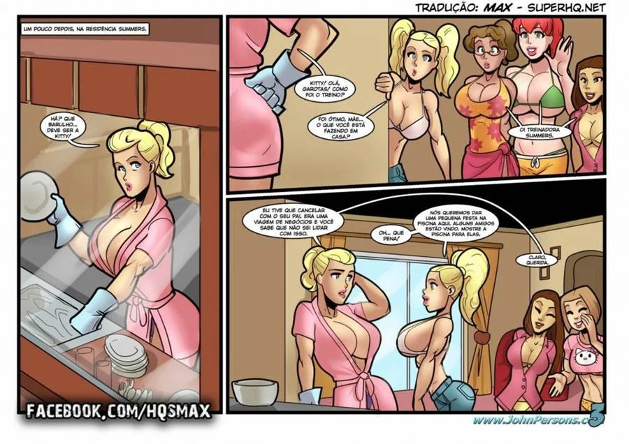 Piscina Proibida: Encontro Erótico com Elas e Atletas Negros