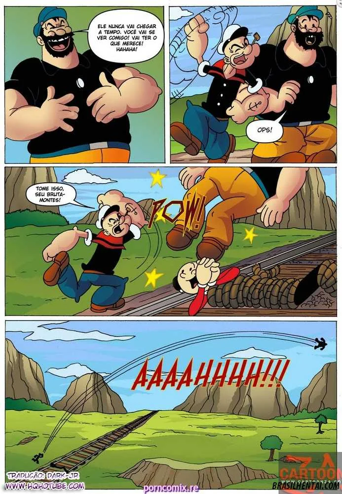 Popeye e Olívia Palito em Cenas Explícitas: Hentai Picante de Quadrinhos