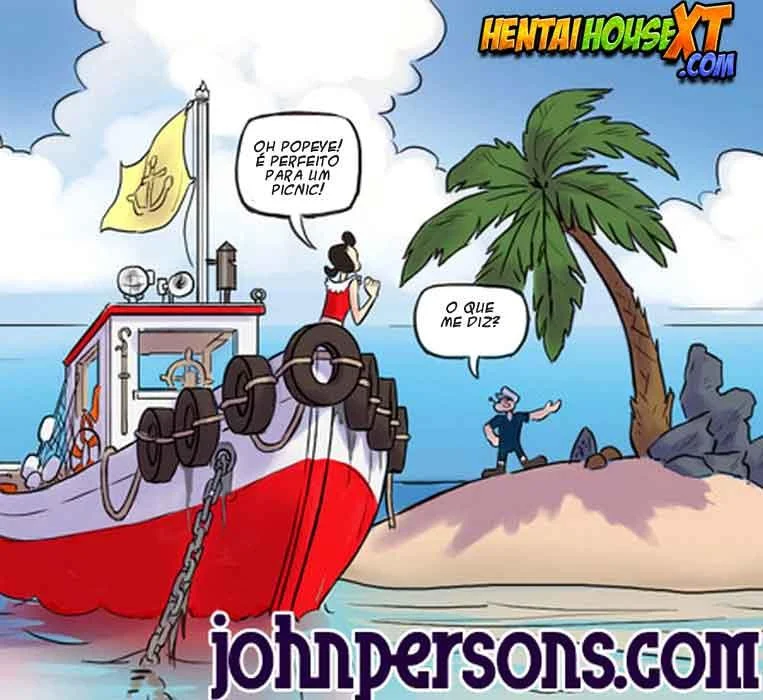 Popeye Arregaça Olívia Palito: Hentai Explícito com Sexo Brutal