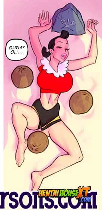 Popeye Arregaça Olívia Palito: Hentai Explícito com Sexo Brutal