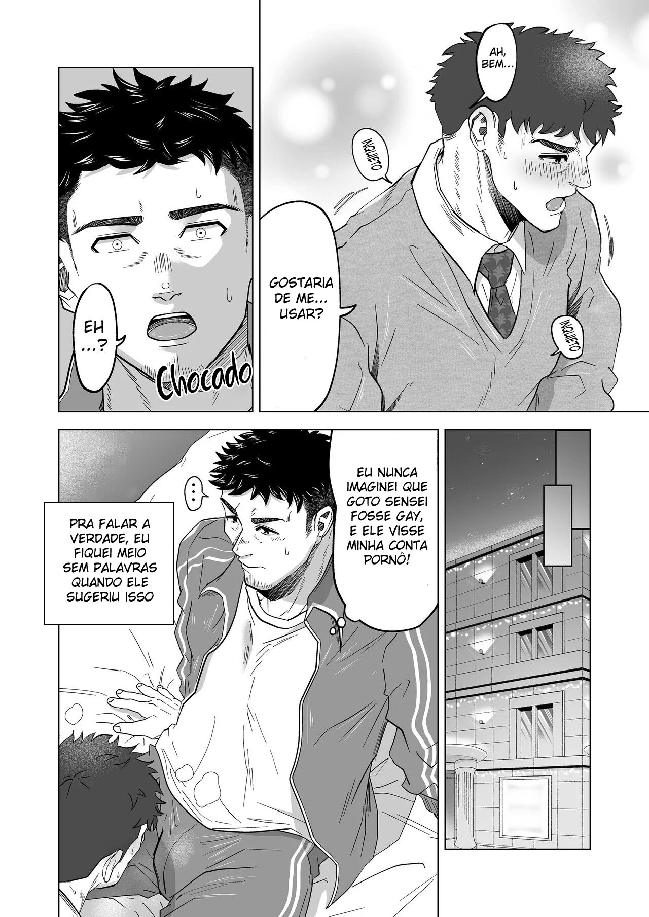 Quer Leitar Vendo Dois Machos Transando? Veja Agora Esta HQ Erótica Explícita