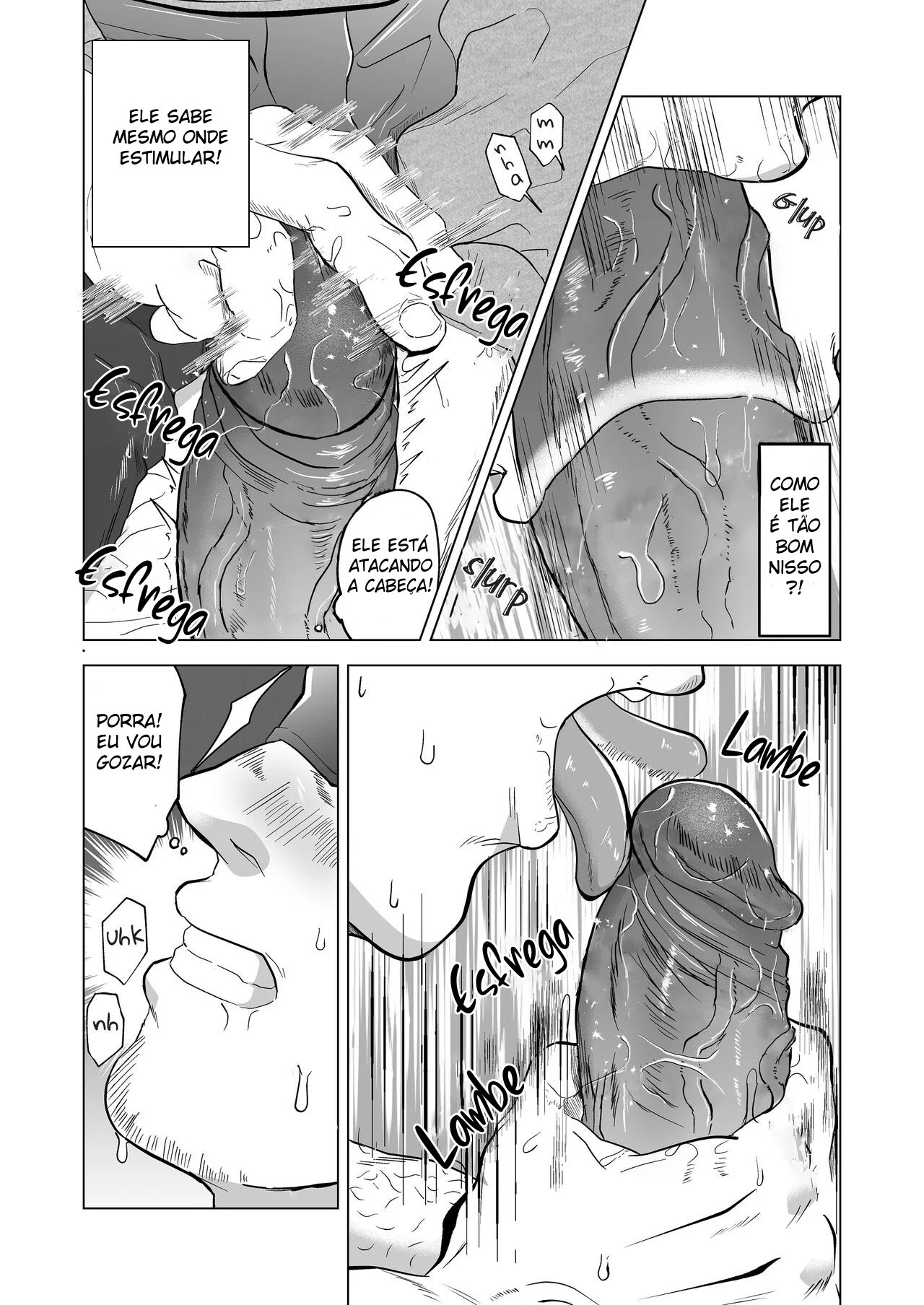 Quer Leitar Vendo Dois Machos Transando? Veja Agora Esta HQ Erótica Explícita