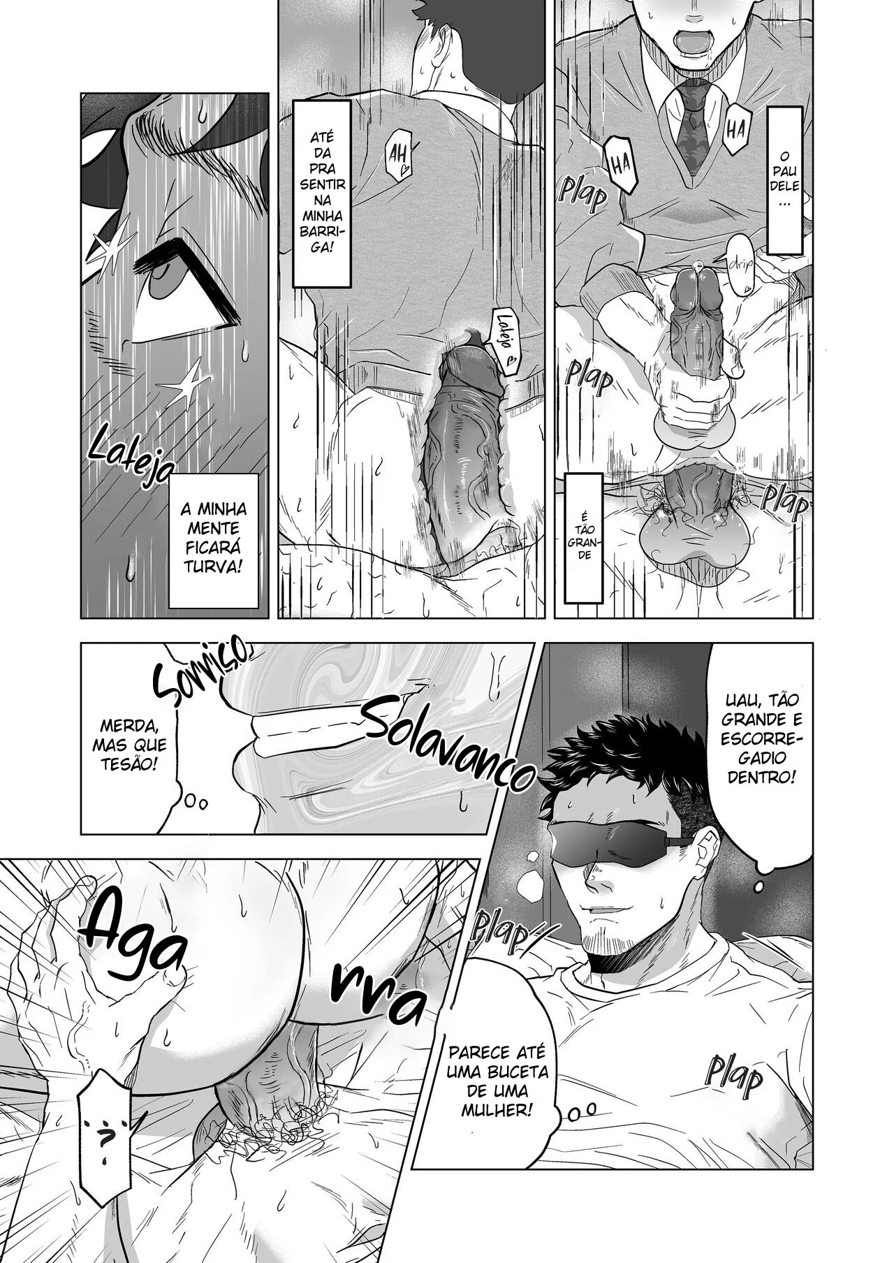 Quer Leitar Vendo Dois Machos Transando? Veja Agora Esta HQ Erótica Explícita