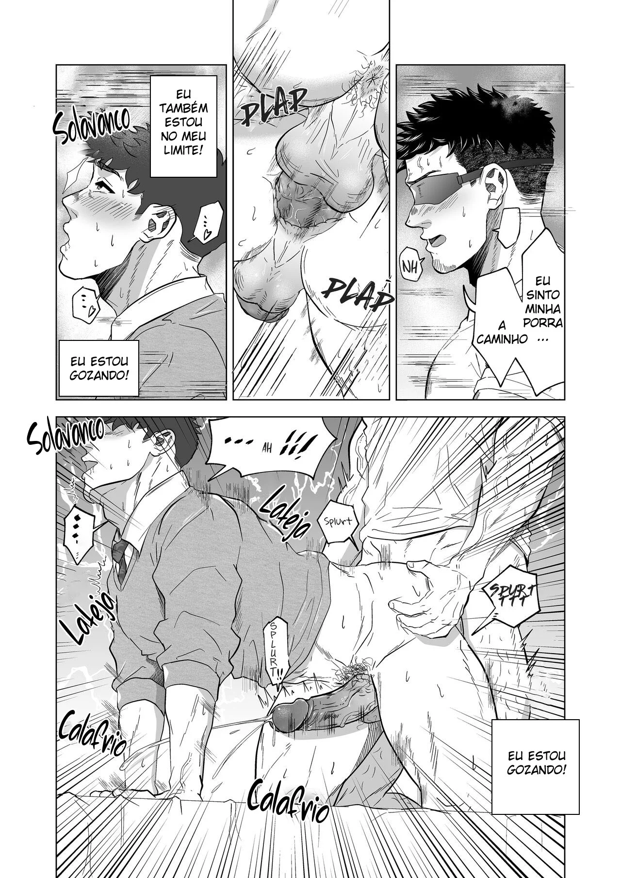 Quer Leitar Vendo Dois Machos Transando? Veja Agora Esta HQ Erótica Explícita