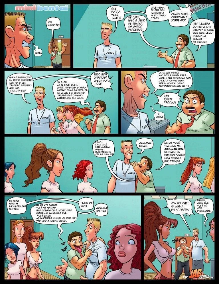 Ay Papi 15: Safadeza Explícita nos Corredores Escolares - Hentai em HQ