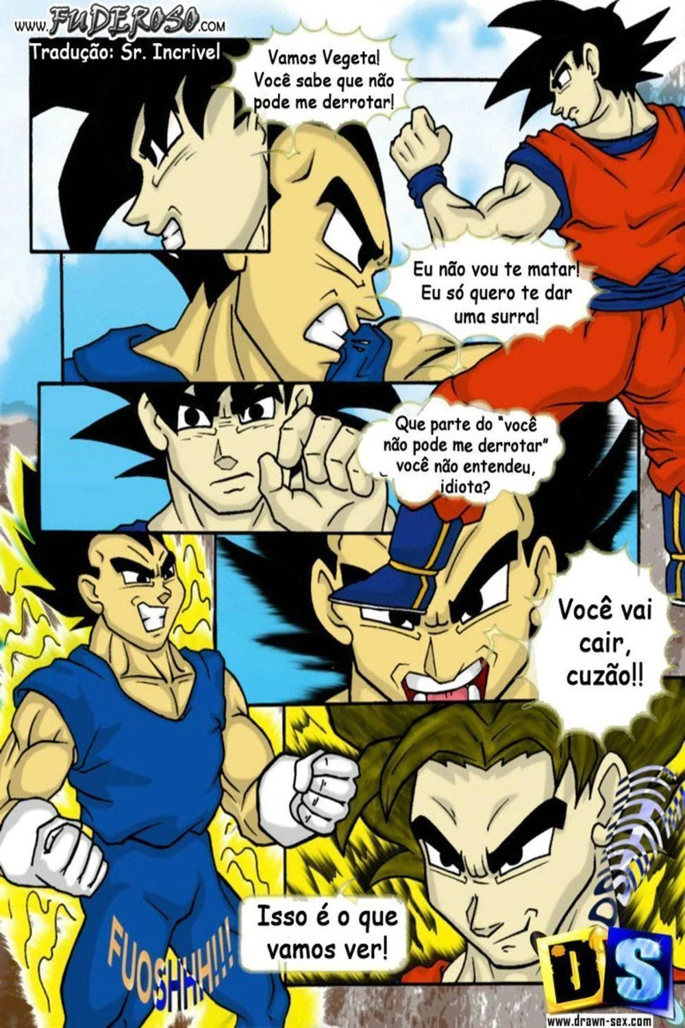 Porno Explícito de Dragon Ball: Cenas Proibidas dos Personagens em HQ
