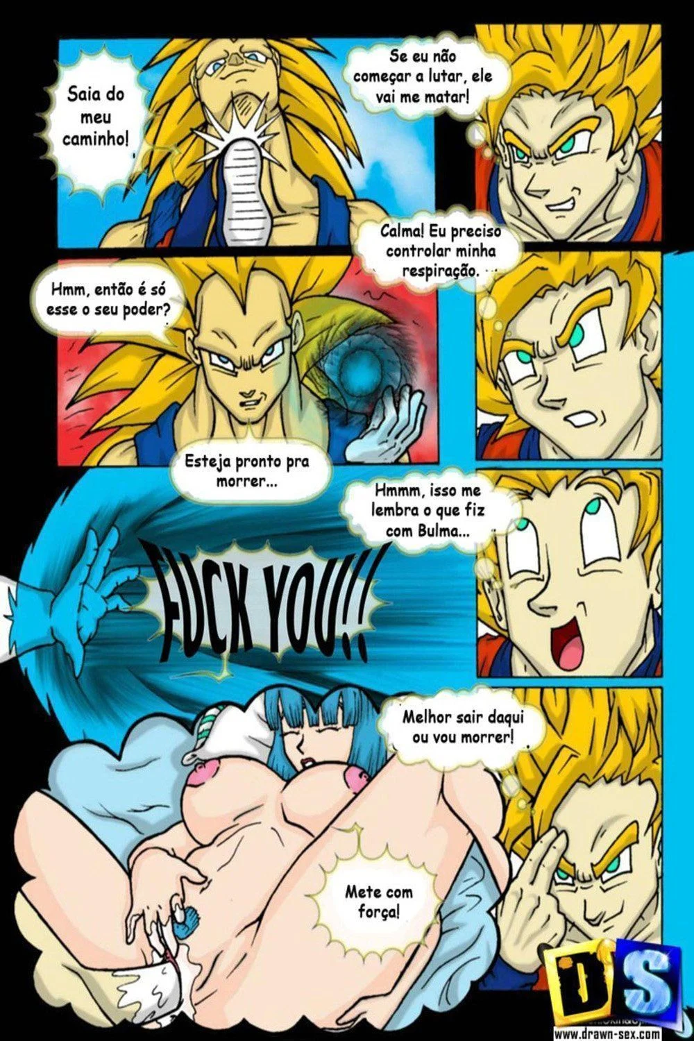 Porno Explícito de Dragon Ball: Cenas Proibidas dos Personagens em HQ