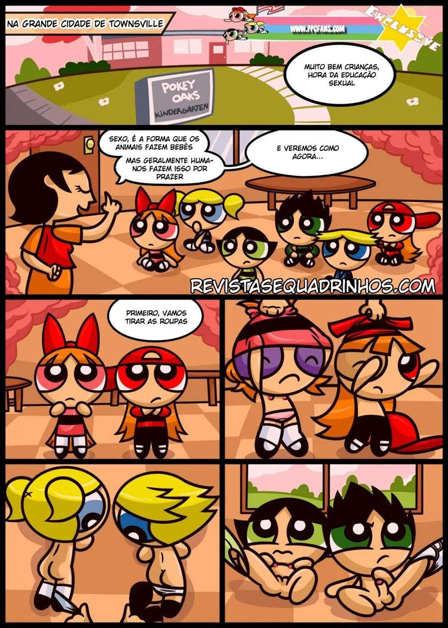 As Meninas Superpoderosas em Lições Proibidas de Sexo Explícito As Meninas Superpoderosas em Lições Proibidas de Sexo Explícito