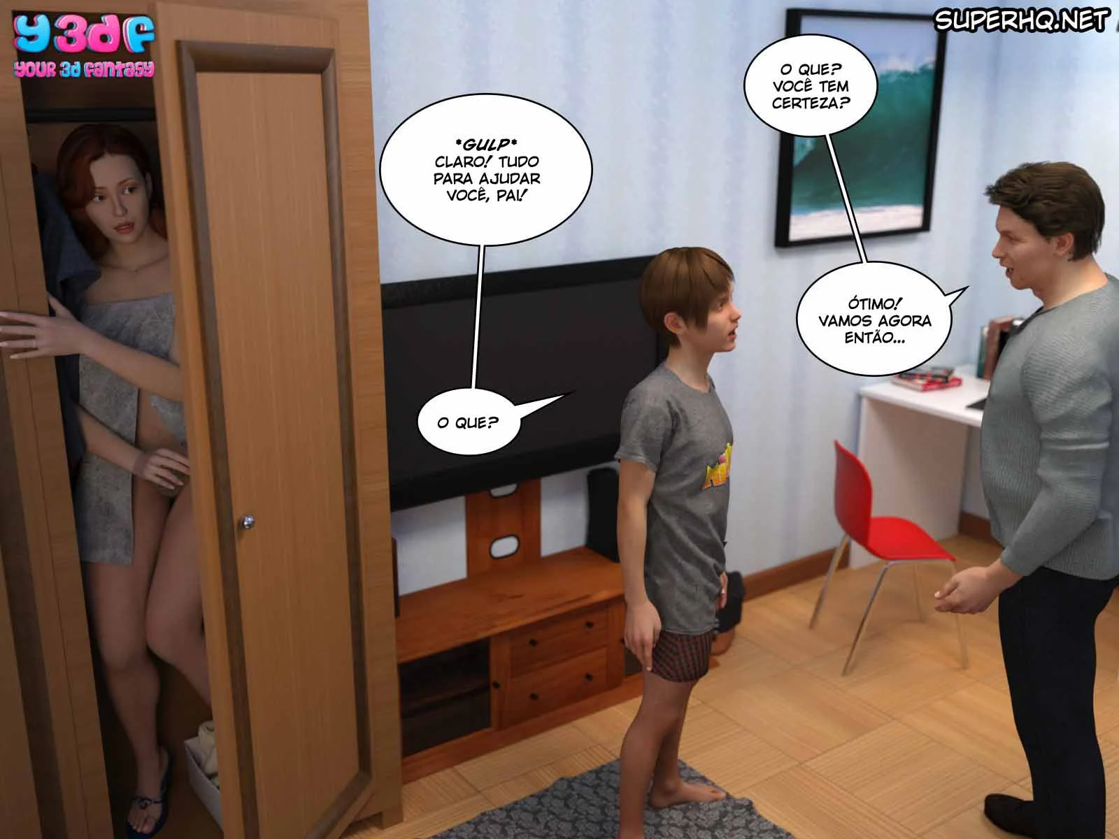 Pai e Filha: Sexo Explícito com a Chefona Safada no Escritório Pai e Filha: Sexo Explícito com a Chefona Safada no Escritório