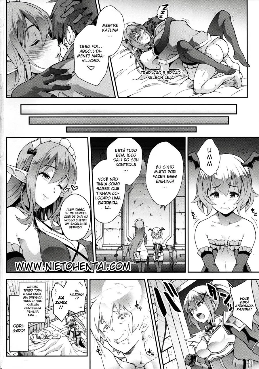 Puta Explosão de Prazer: Sexo Explícito em Quadrinhos de KonoSuba