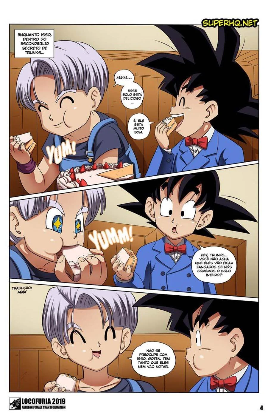 Fusão Potara: Sexo Explícito com as Deusas do Universo Dragon Ball