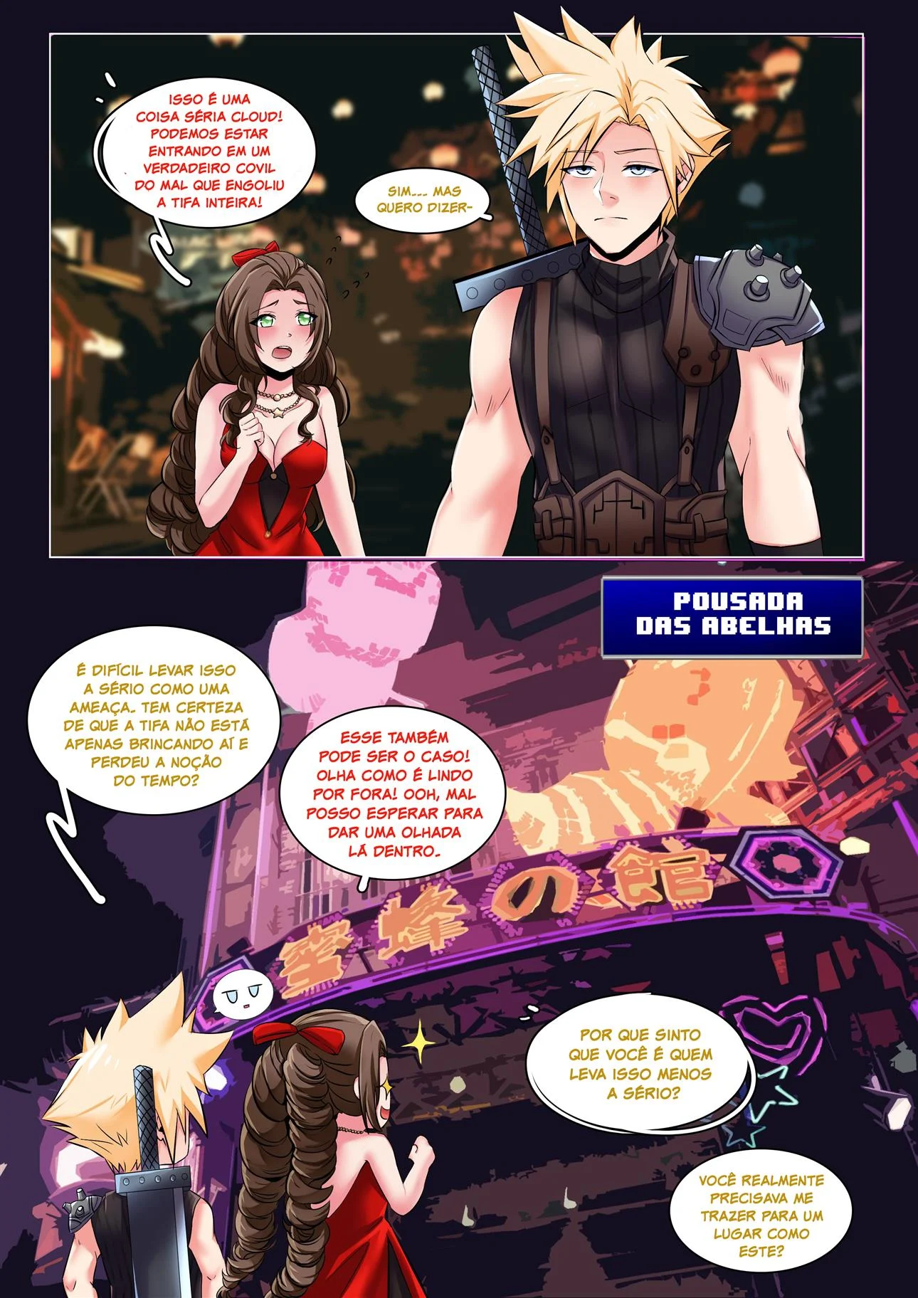 Pousada das Abelhas: Finais Explícitos de Final Fantasy em Quadrinhos