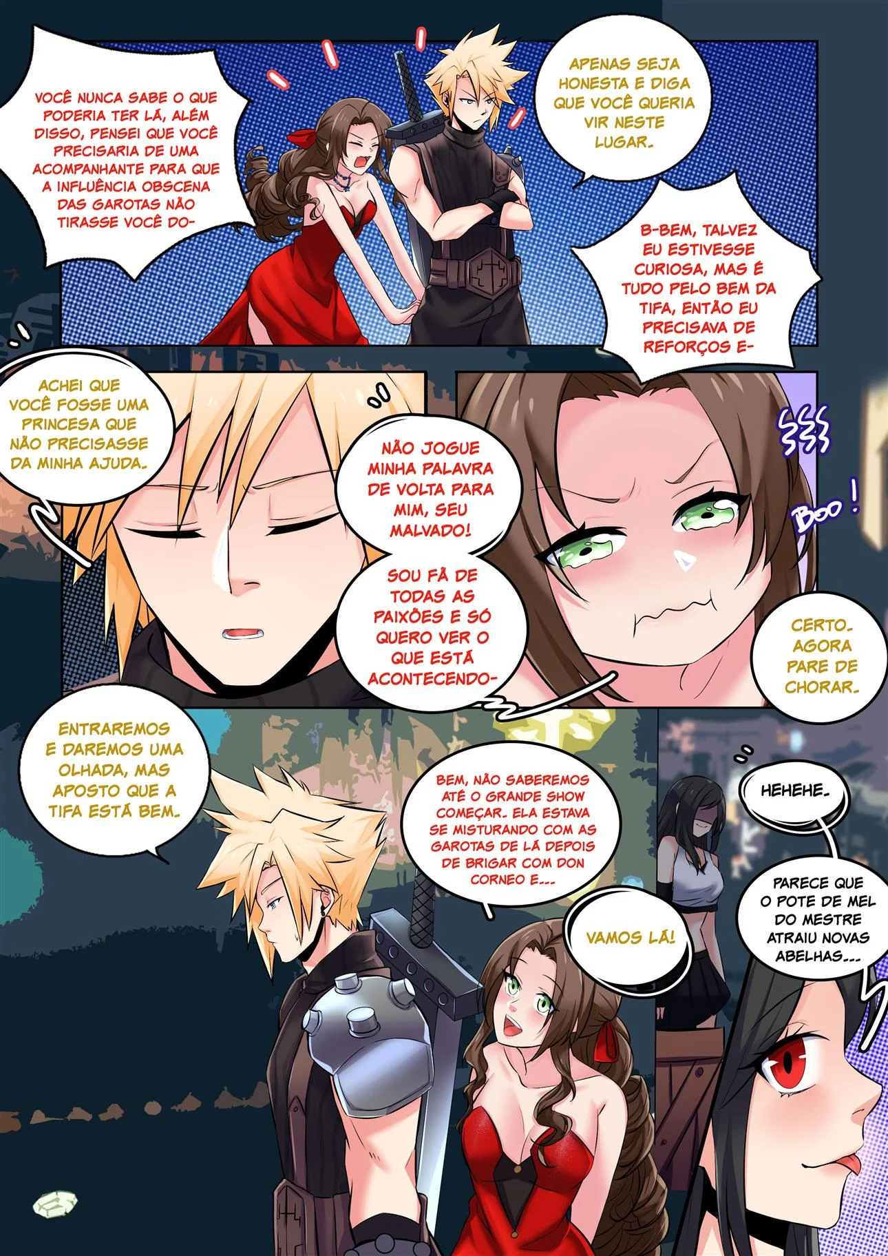 Pousada das Abelhas: Finais Explícitos de Final Fantasy em Quadrinhos