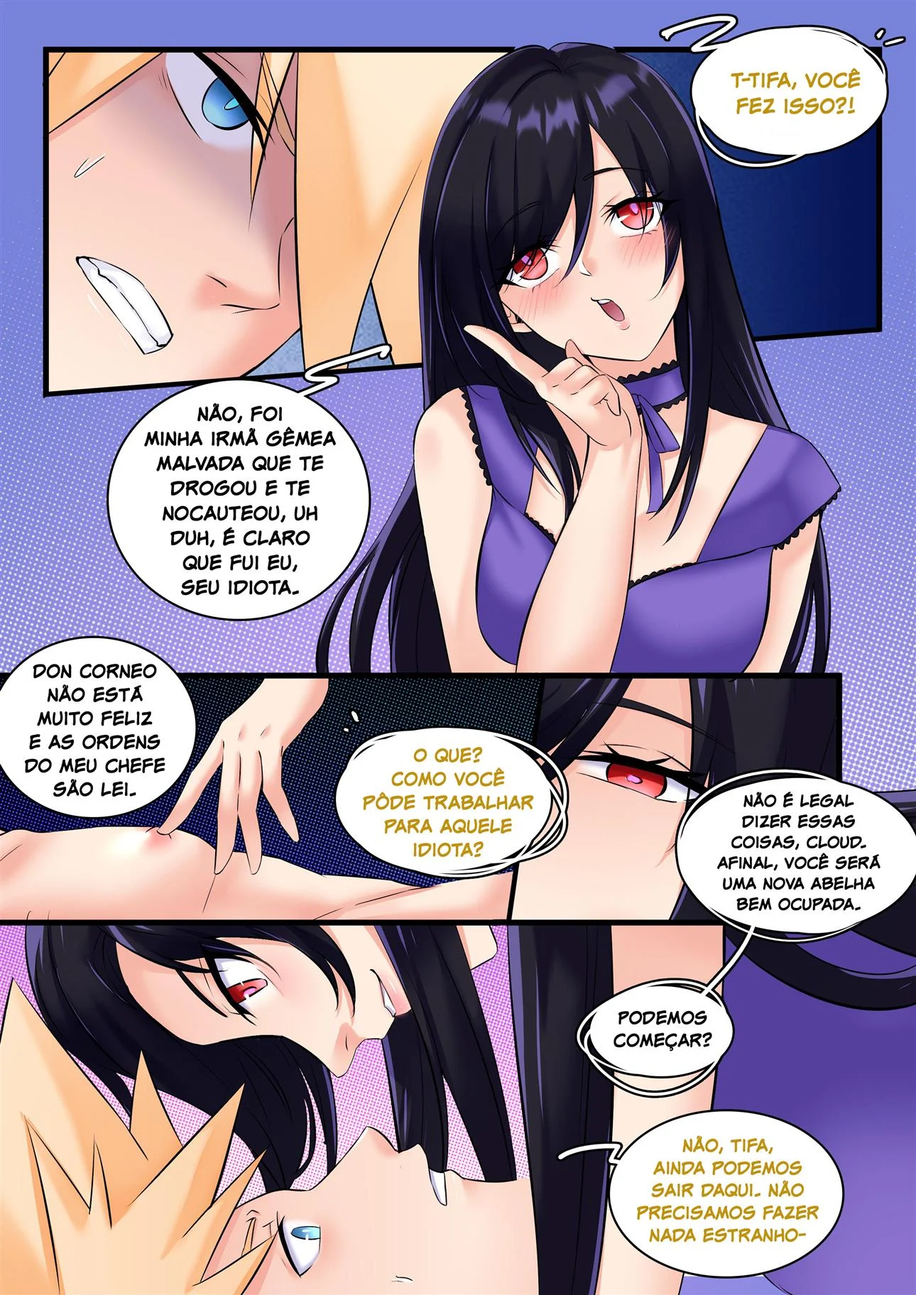 Pousada das Abelhas: Finais Explícitos de Final Fantasy em Quadrinhos