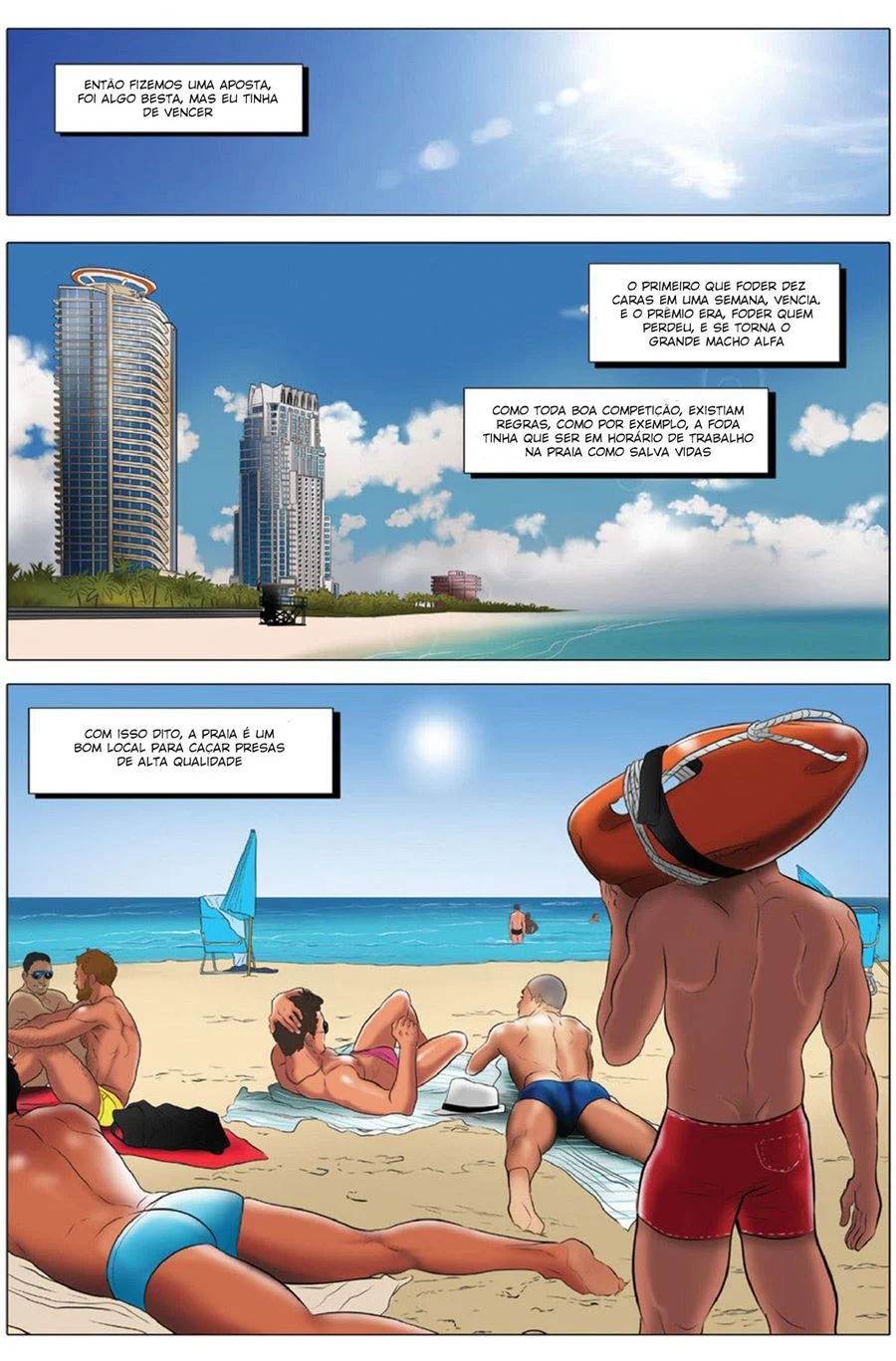 Titulo Novo: Macho Dominador Desenrola Rola Gigante em Sexo Explícito de Anime Gay