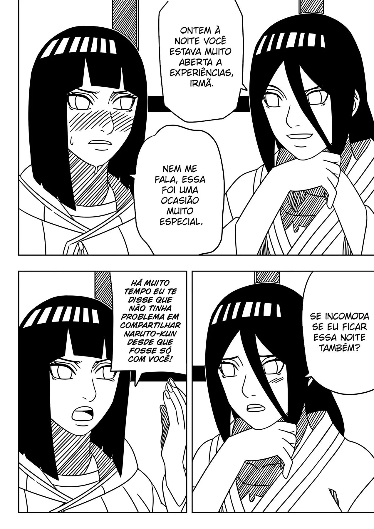 Presente de Aniversário: As Irmãs Hyuga em Cena Explícita em HQ Presente de Aniversário: As Irmãs Hyuga em Cena Explícita em HQ