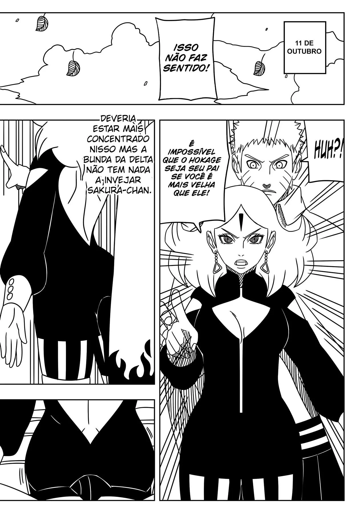 Presente de Aniversário: As Irmãs Hyuga em Cena Explícita em HQ