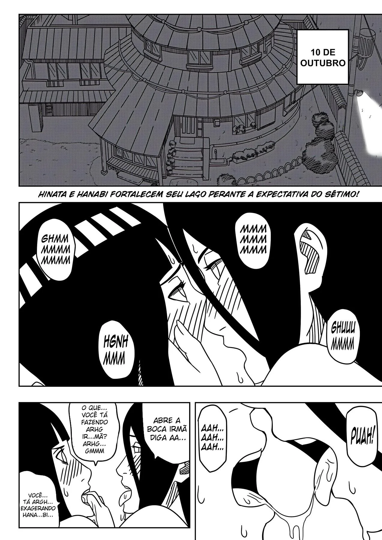 Presente de Aniversário: As Irmãs Hyuga em Cena Explícita em HQ Presente de Aniversário: As Irmãs Hyuga em Cena Explícita em HQ