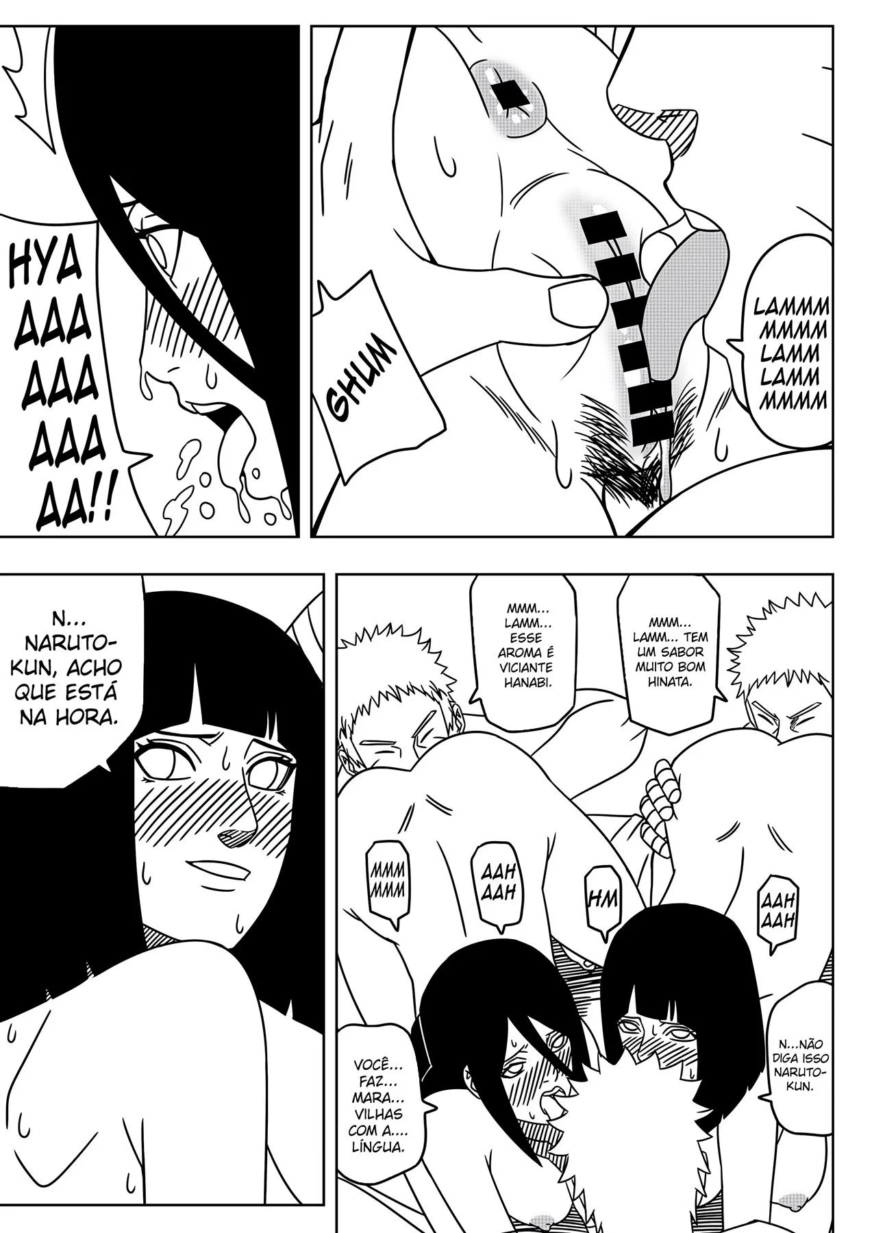 Presente de Aniversário: As Irmãs Hyuga em Cena Explícita em HQ Presente de Aniversário: As Irmãs Hyuga em Cena Explícita em HQ